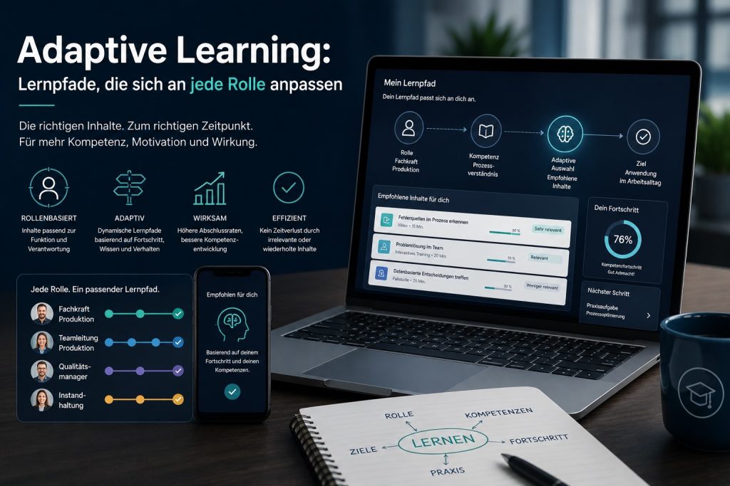 Adaptive Learning: Lernpfade, die sich an jede Rolle anpassen