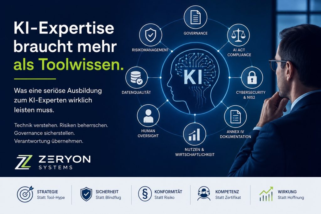 Was eine seriöse Ausbildung zum KI Experten wirklich leisten muss